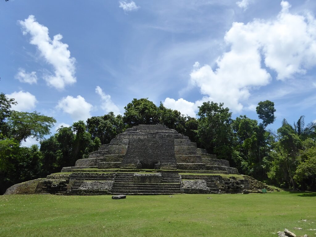 De maya tempels in Belize zijn goed bewaard gebleven