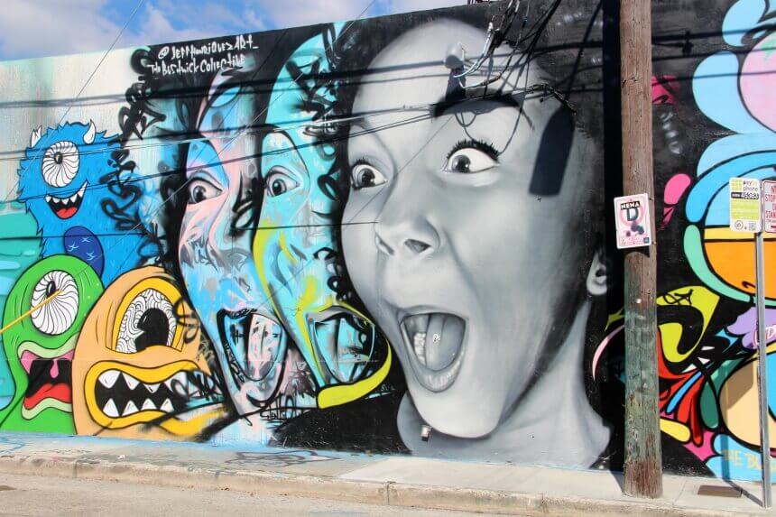 De wijk Wynwood in Miami heeft prachtige street art