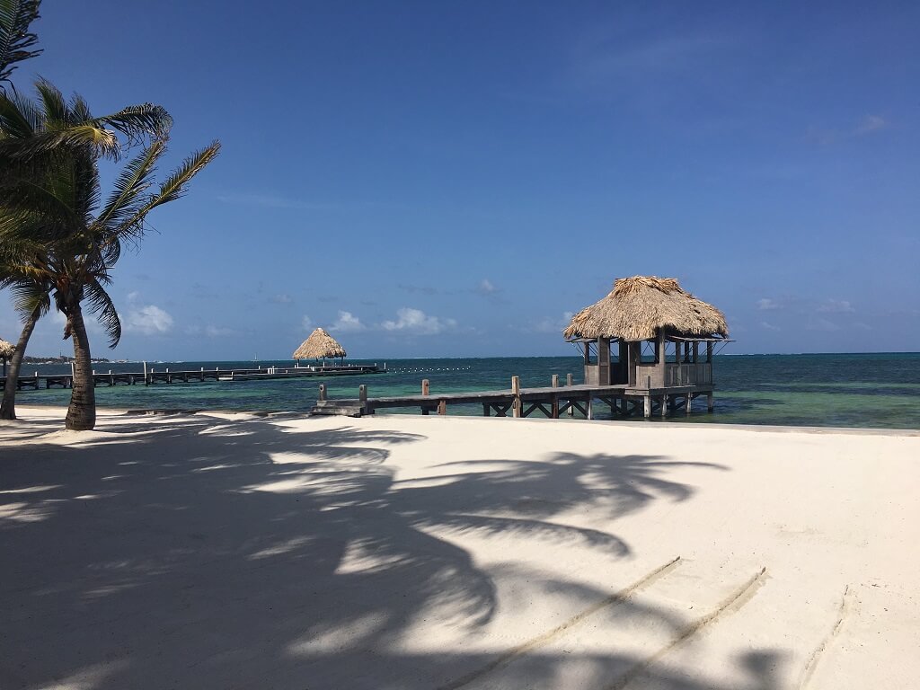 Eindeloze stranden op Ambergris Caye in Belize