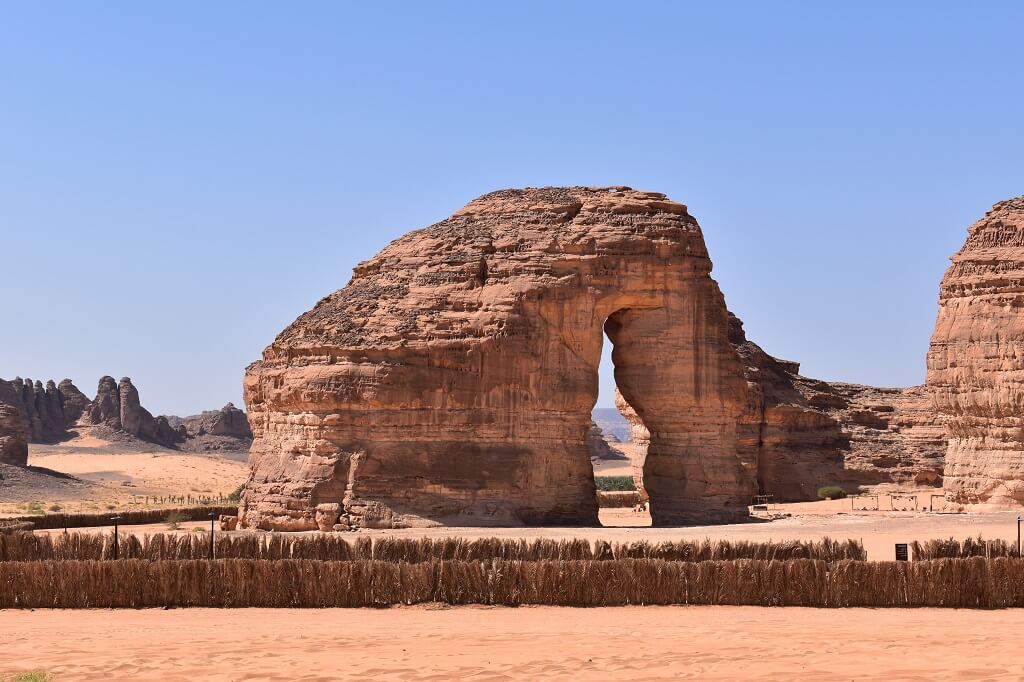 Bij Al Ula zijn er ook veel bijzondere rotsformaties te vinden, zoals de Elephant Rock