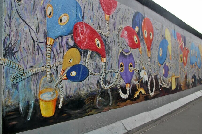Restanten van de Berlijnse Muur