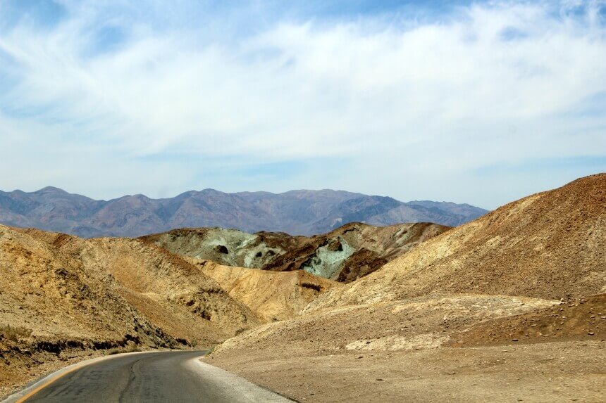 Artist's Drive is een van de highlights van Death Valley
