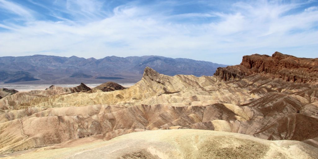 Reisroute Death Valley