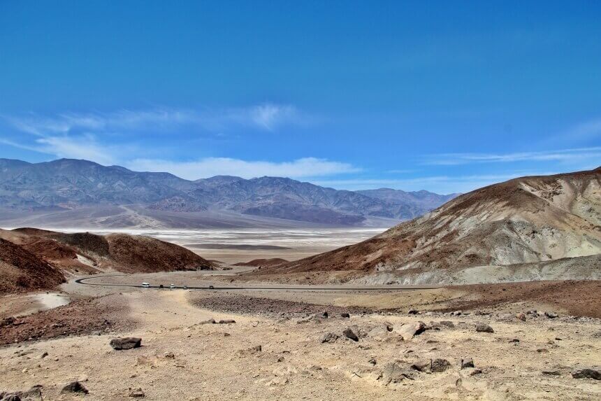 De landschappen van Death Valley zijn uniek 