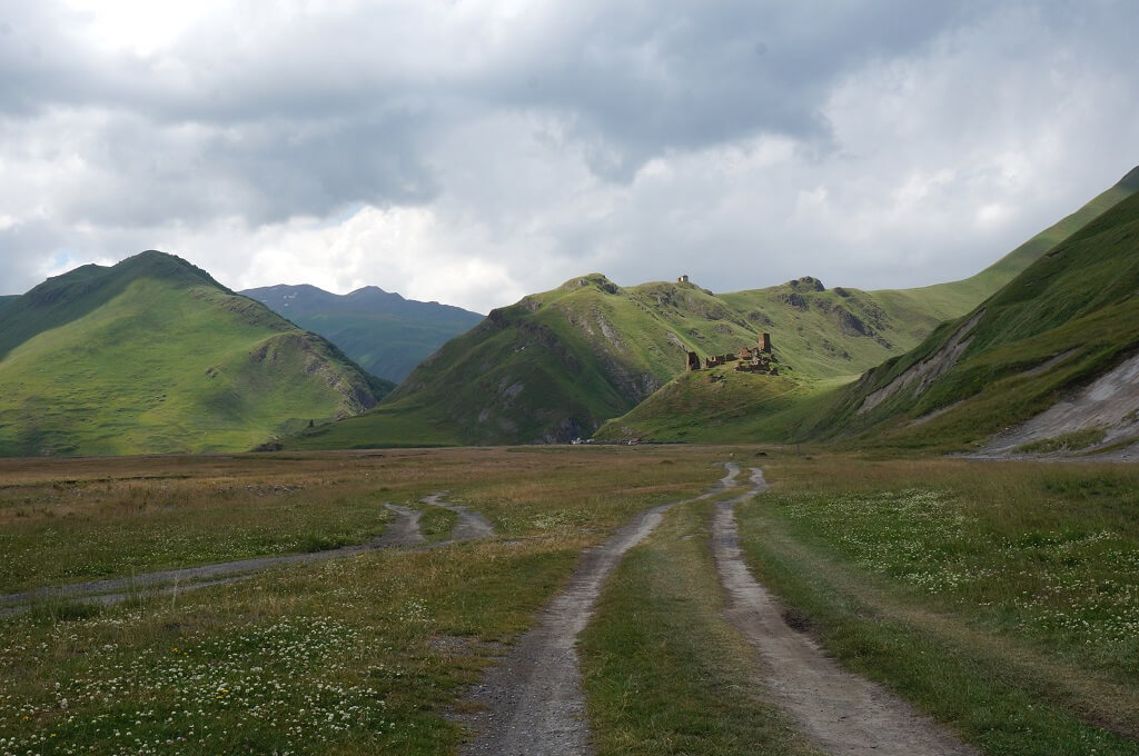 De oude weg naar Zuid-Ossetië