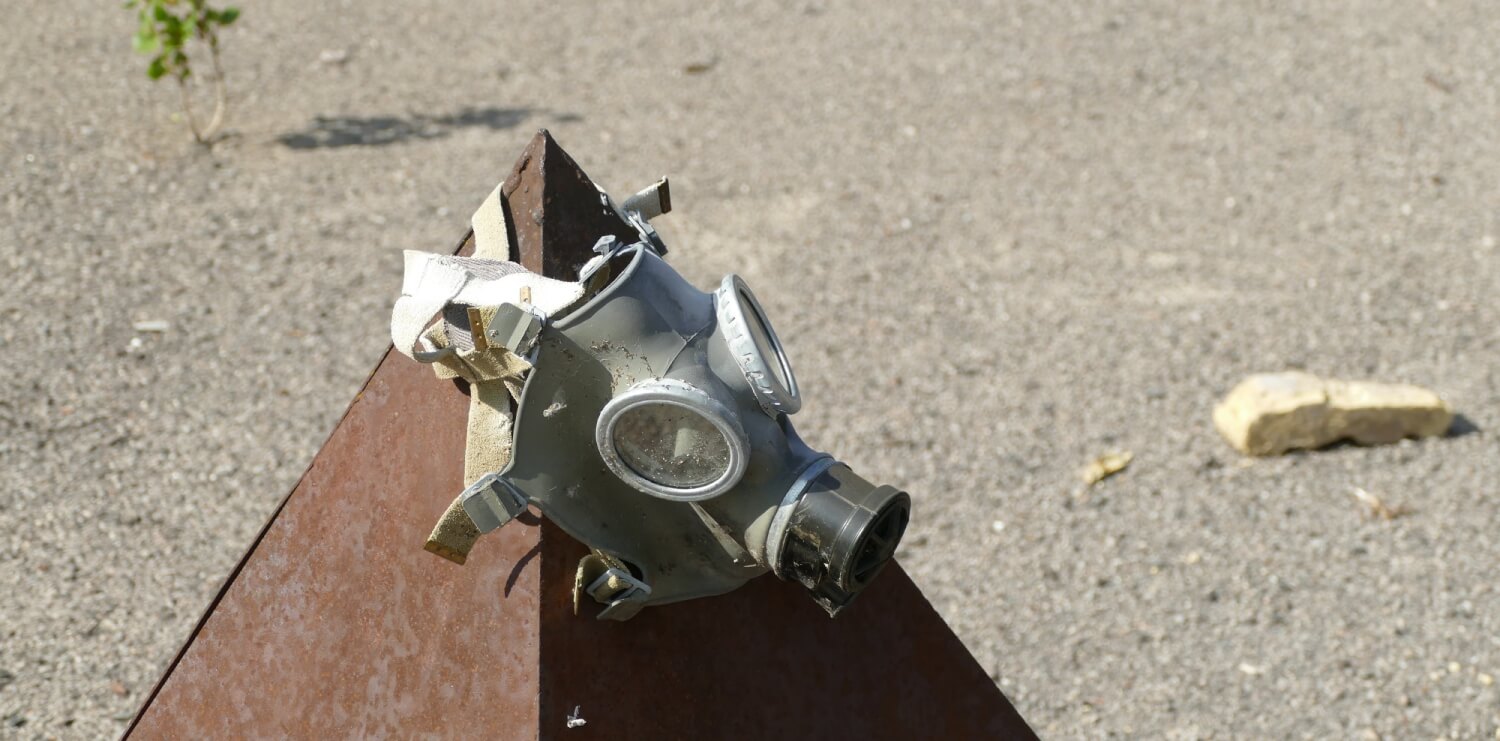De gasmaskers in Tsjernobyl zijn er voor de sier neergelegd
