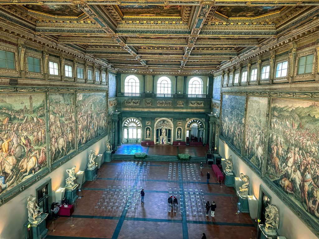 Het prachtige interieur van Palazzo Vecchio