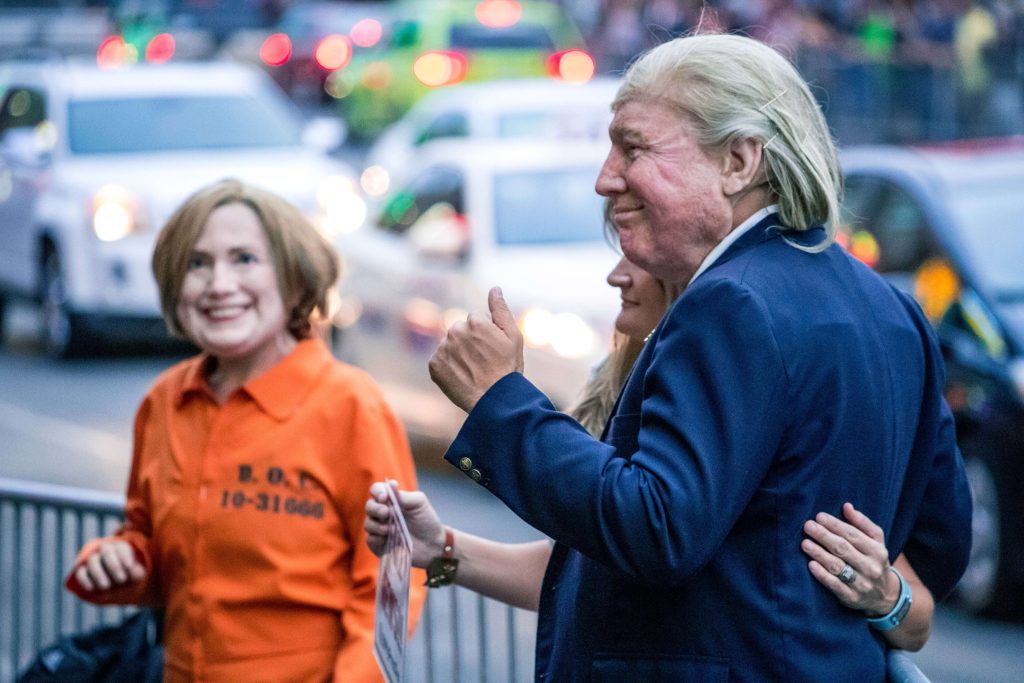 Een fotomomentje met Trump of Hillary is natuurlijk een buitenkansje
