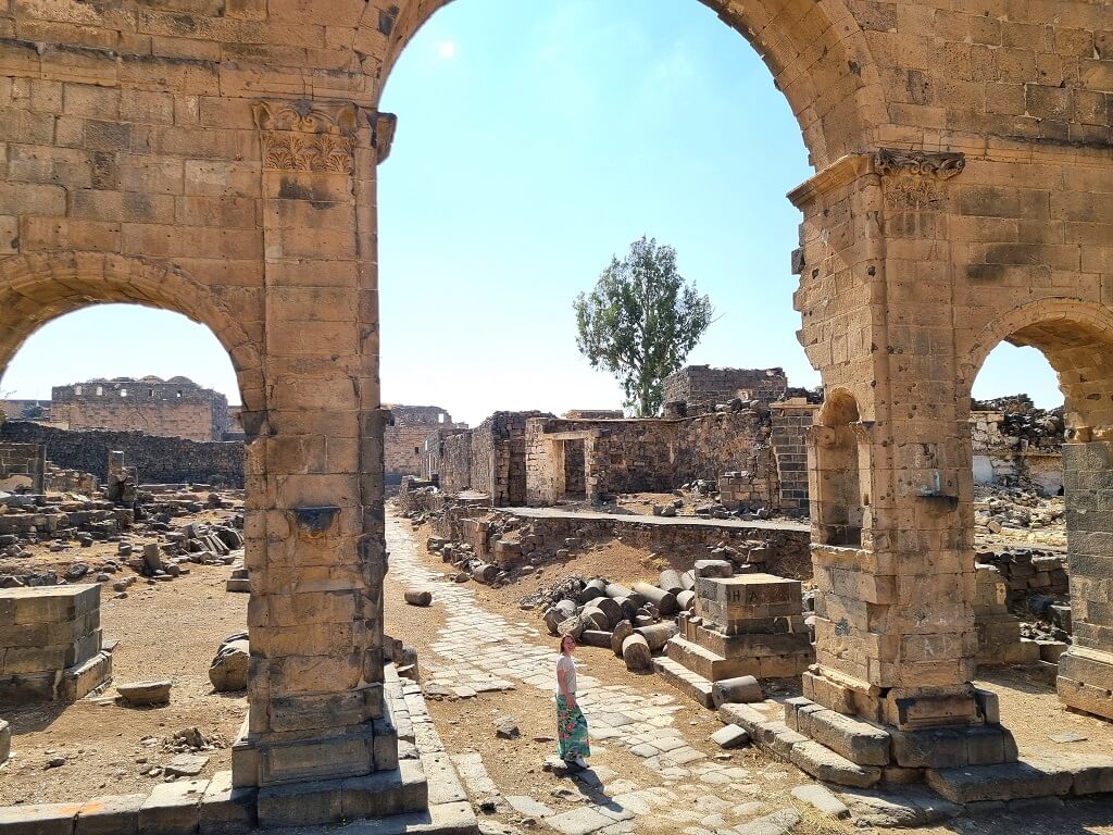 De rijke historie van Busra is volop zichtbaar in de oude stad
