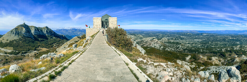 Mausoleum van Njegos in Montenegro