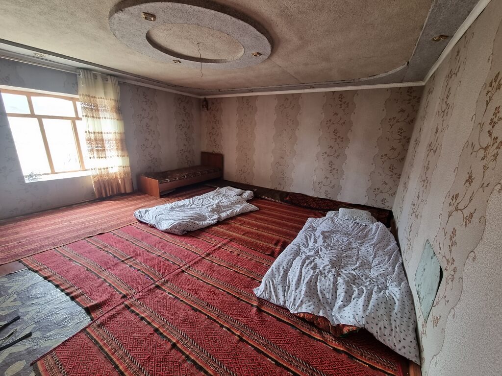 De homestays in Tadzjikistan zijn vaak heel erg basic