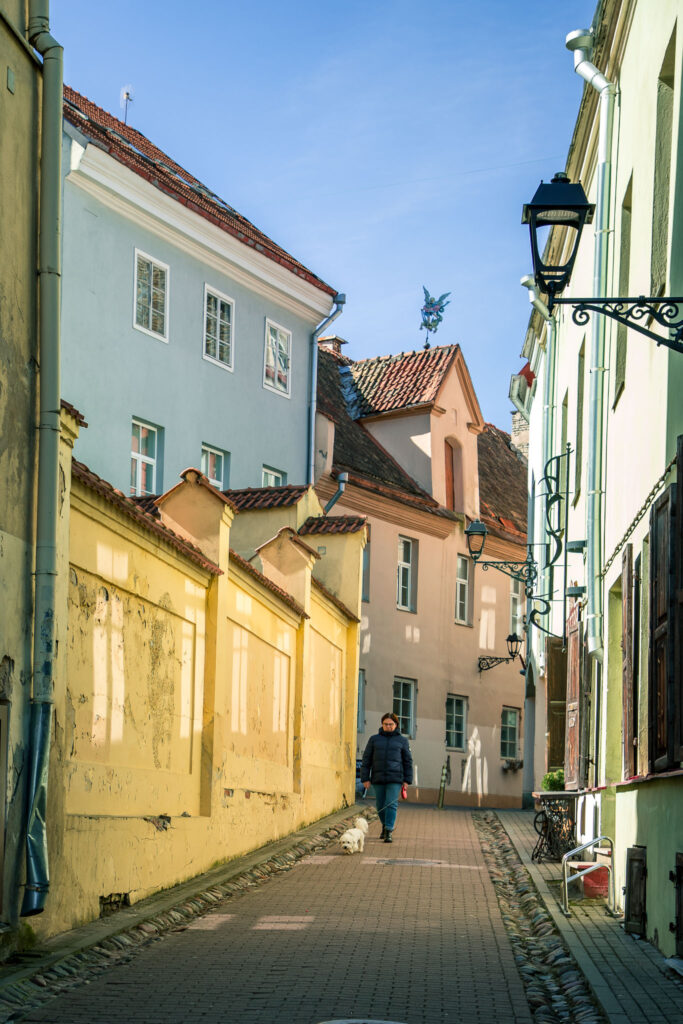 Literatai street in Vilnius