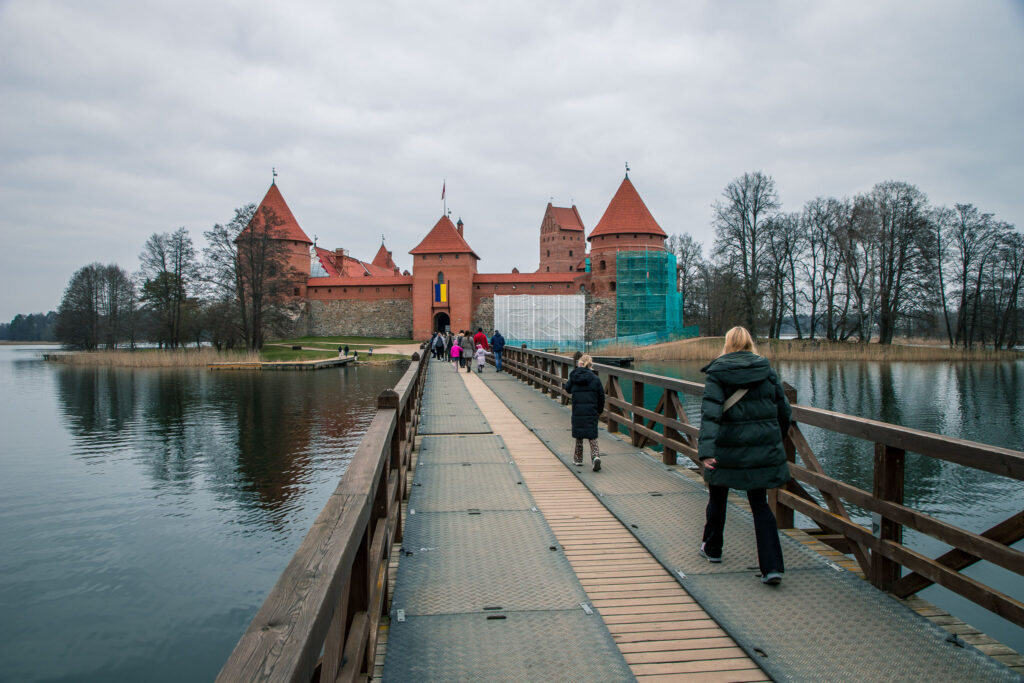 Brug naar Trakai Castle