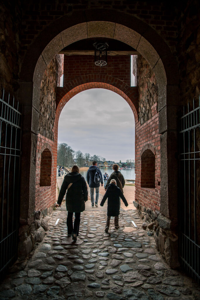 De ingang van Trakai Castle