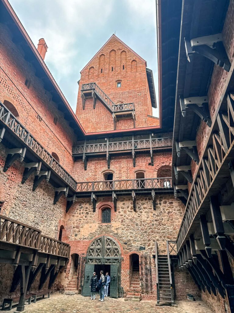 Binnenplaats van Trakai Castle
