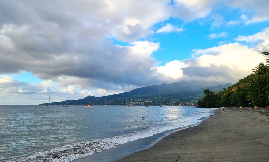 De stranden op Martinique zijn prachtig, maar in het noorden zit het weer soms tegen