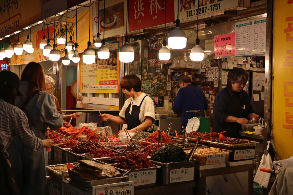 Gwangjang market Seoul