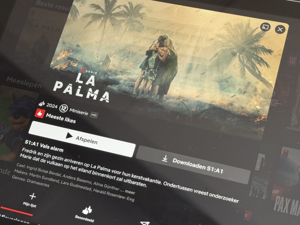 Netflix serie La Palma