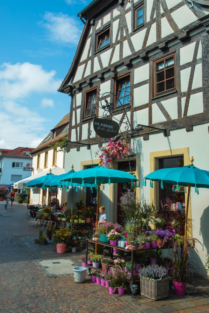 Oude vakwerkhuizen in Sinsheim
