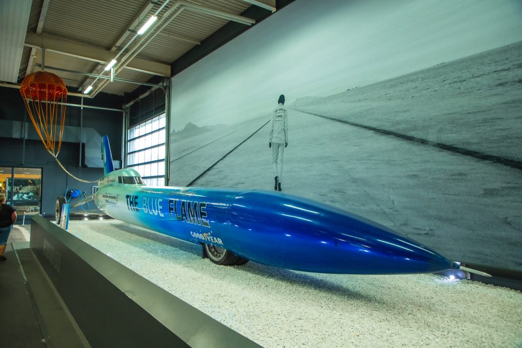 Blue Flame snelste auto ter wereld