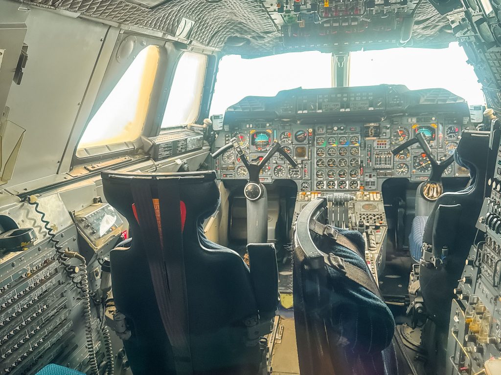 Cockpit van de Concorde van Sinsheim