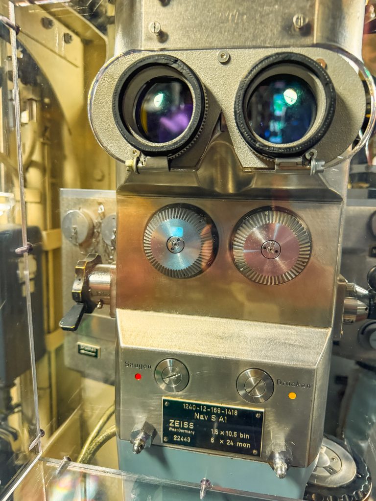 Periscoop van de U17 onderzeeer van het Technikmuseum Sinsheim