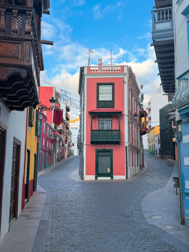 Straatbeeld in Santa Cruz de La Palma