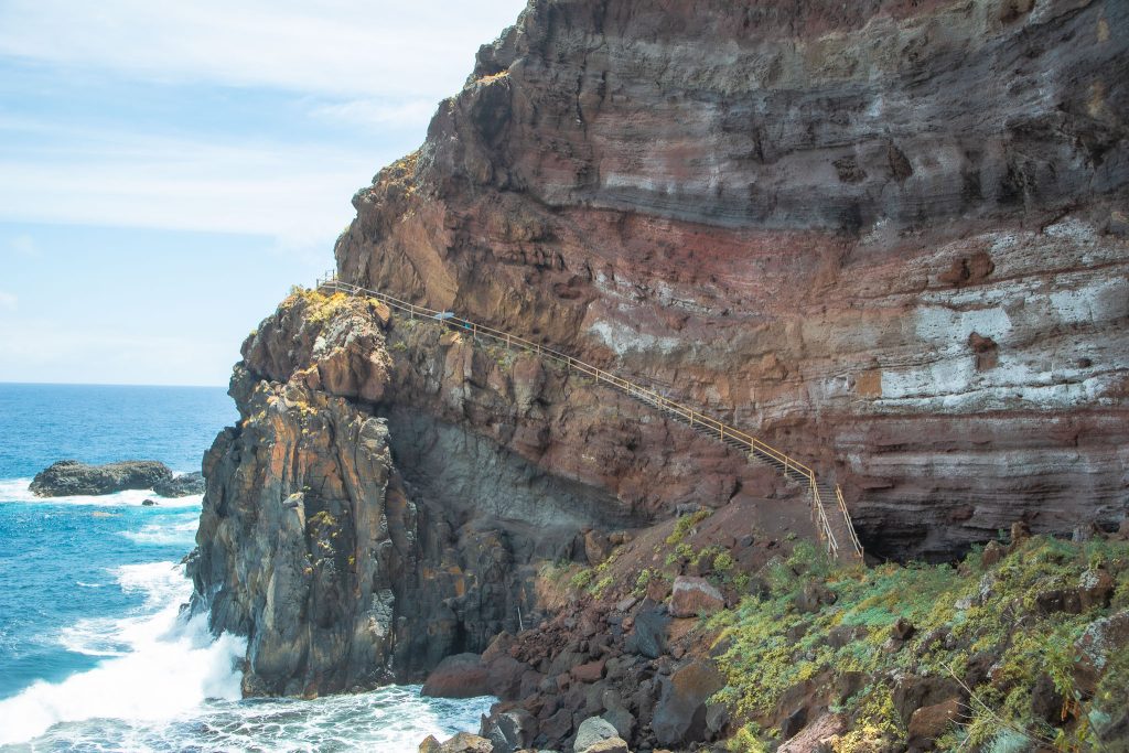 Het wandelpad naar Playa de Nogales