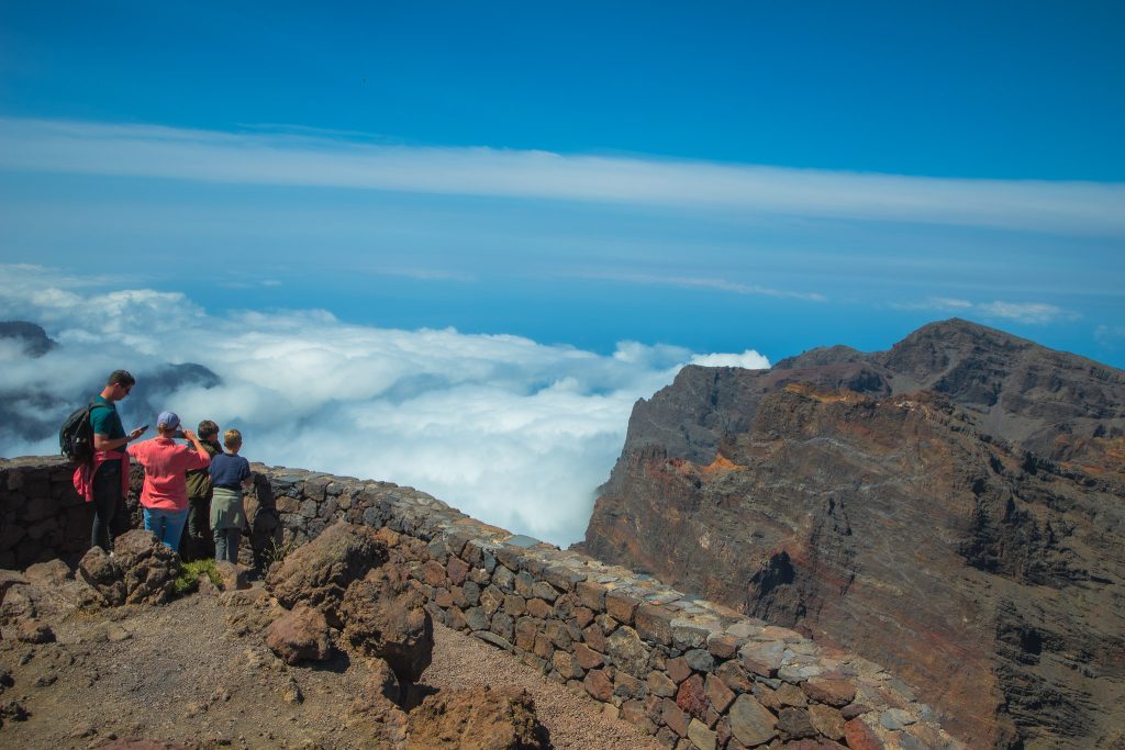 Uitzicht vanaf Roque de Los Muchachos