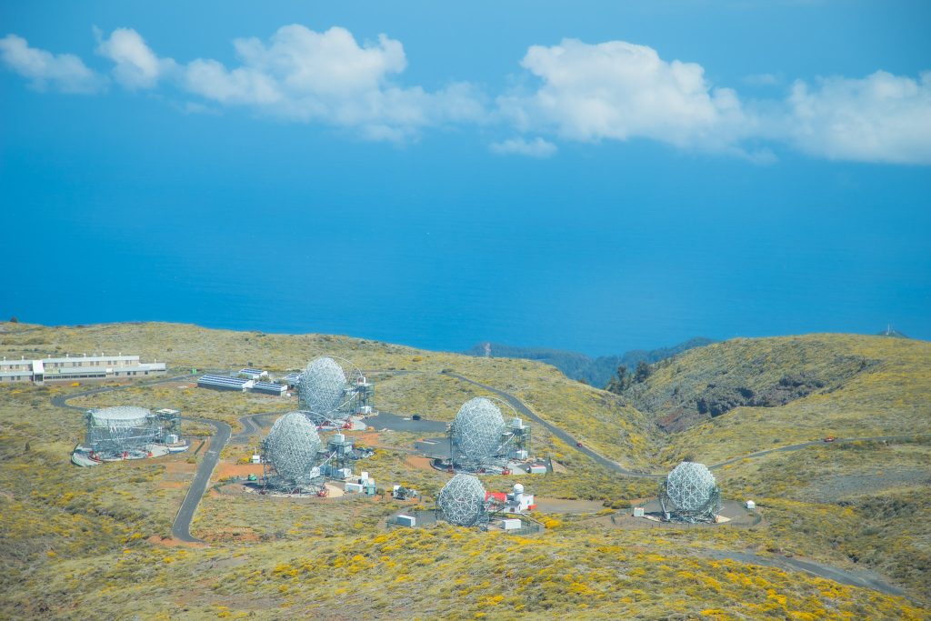 Telescopen op Roque de Los Muchachos