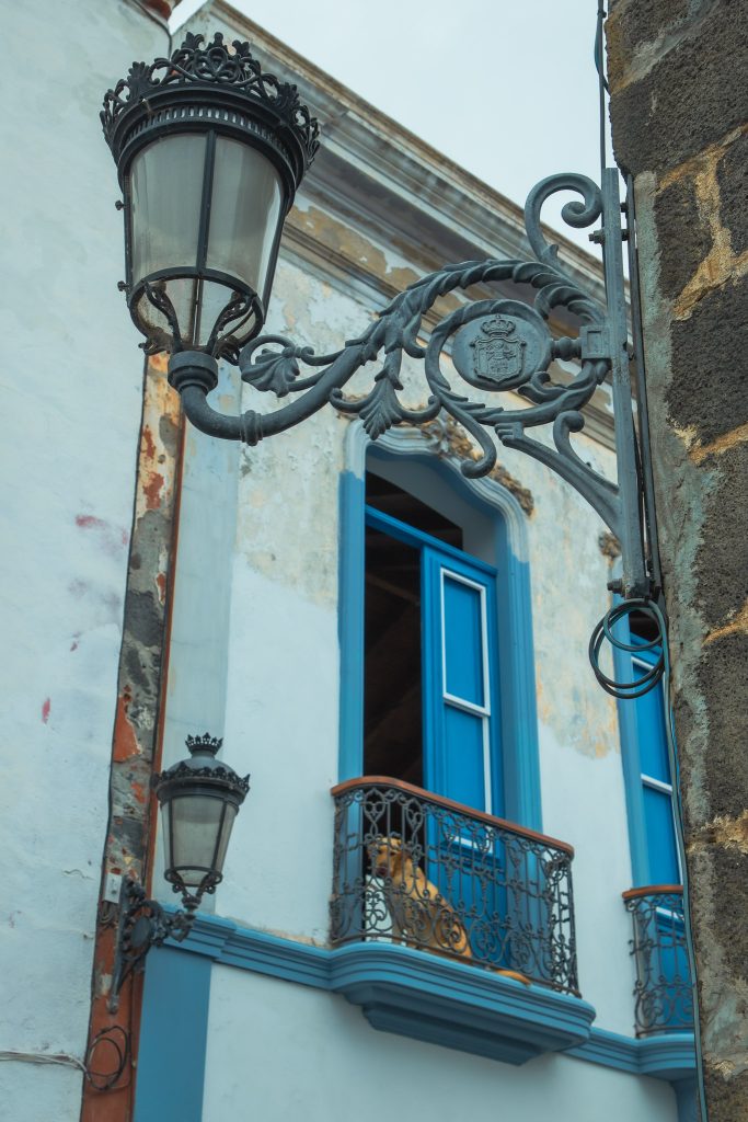 Straatbeeld in Santa Cruz de La Palma