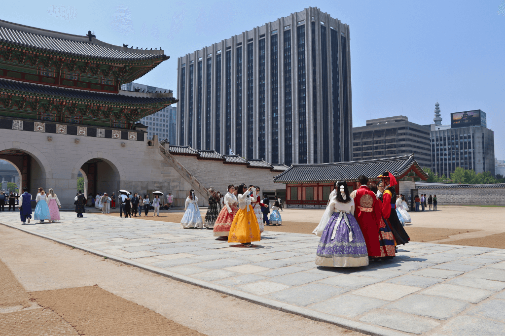 Geschiedenis Zuid-Korea in het Gyeongbokgung Palace