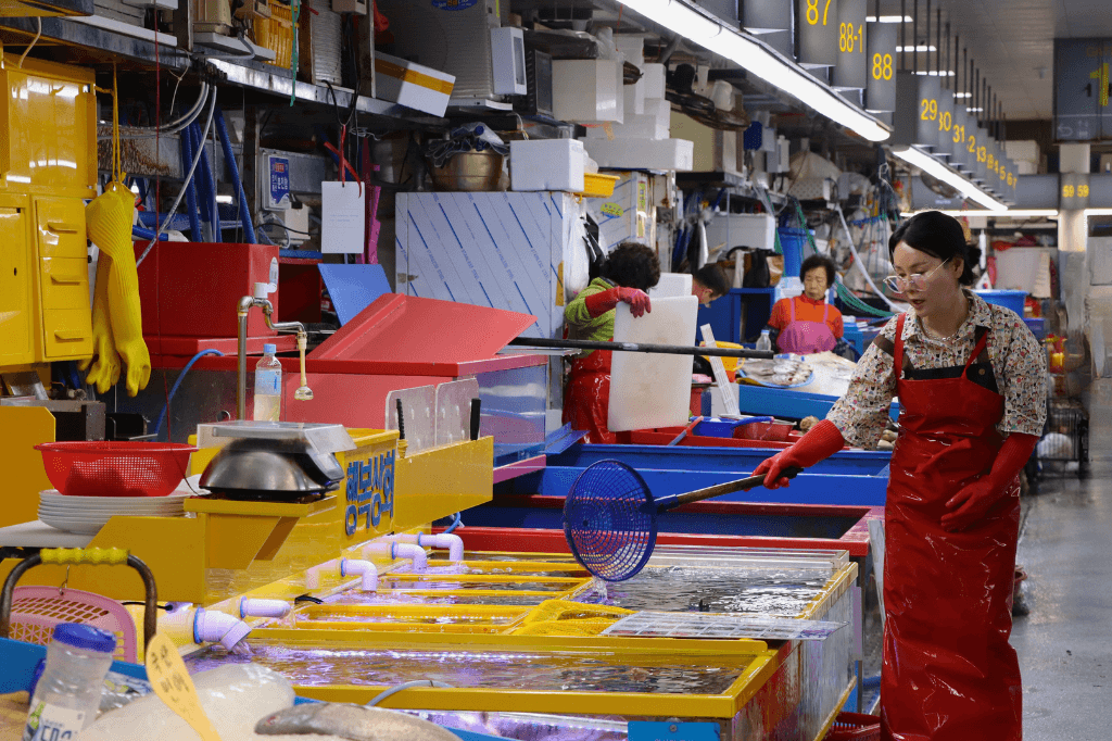 De Jagalchi market is een must do in Busan