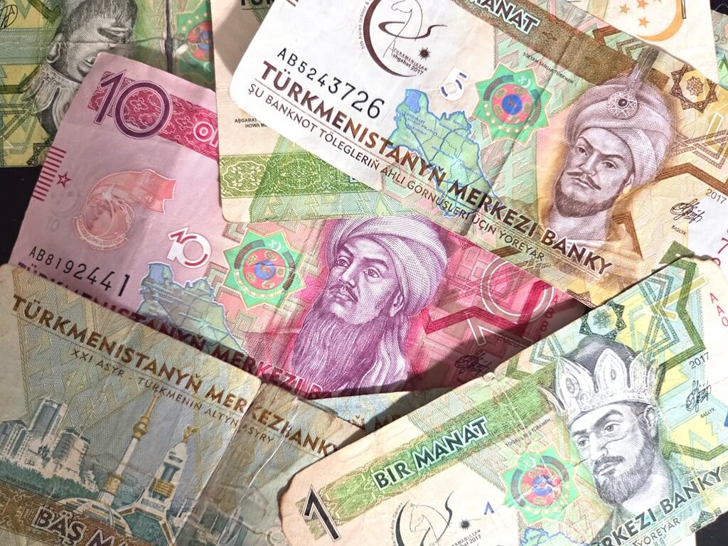 Geld mag je niet in of uitvoeren uit Turkmenistan