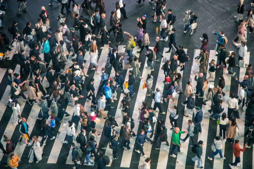 Shibuya crossing in Tokio Japan