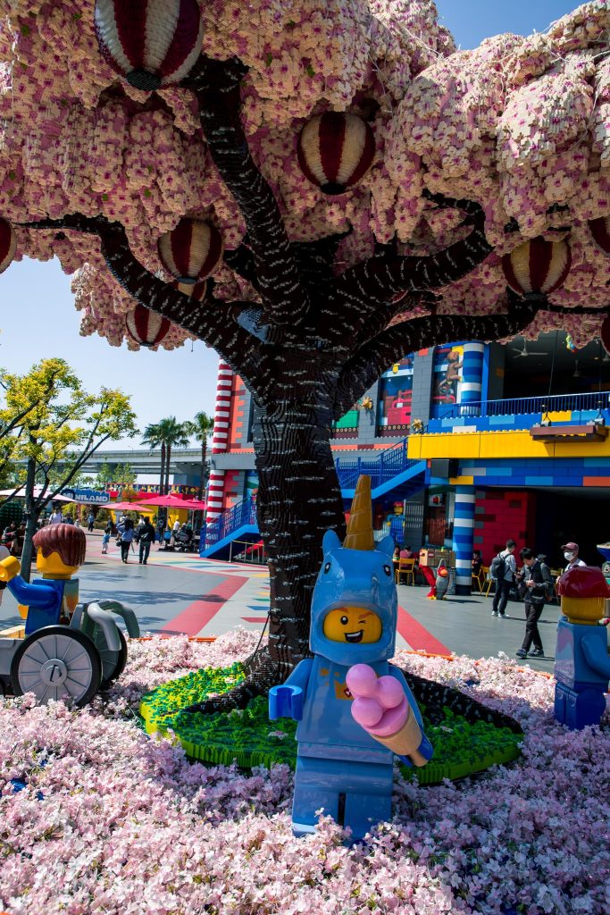 Sakura boom in Legoland Japan 