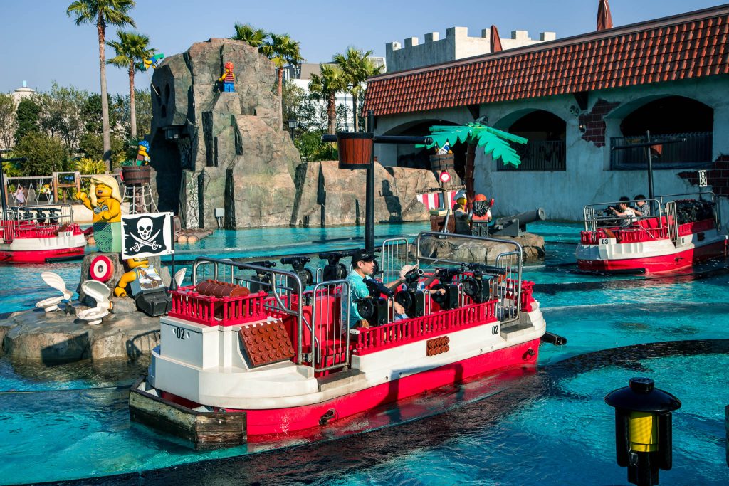 Piratenboten in Legoland Japan