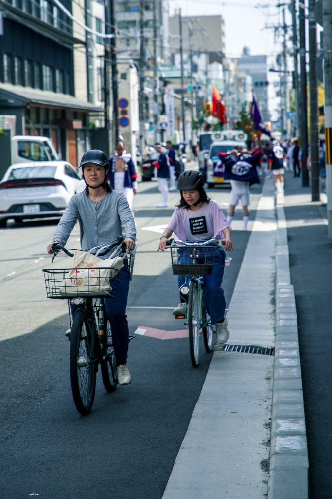 Fietsen in Kyoto met kinderen