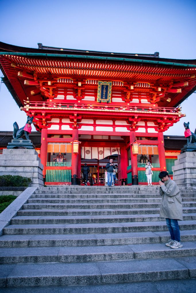 Fushini Inari bezoeken in Kyoto tijdens rondreis Japan met kinderen