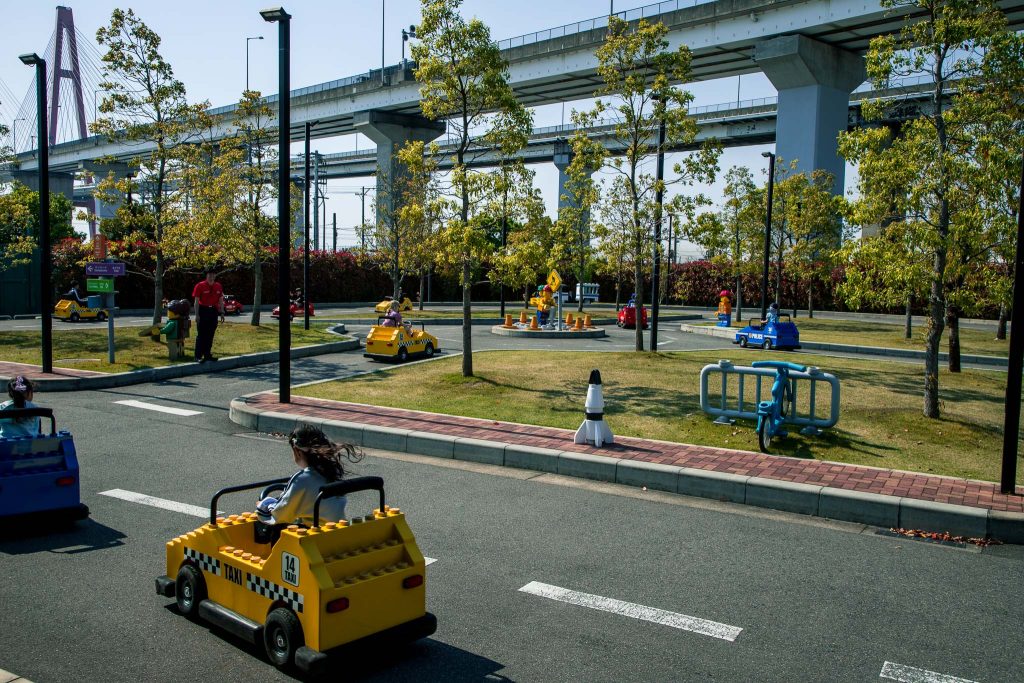 Driving school in Legoland Japan
