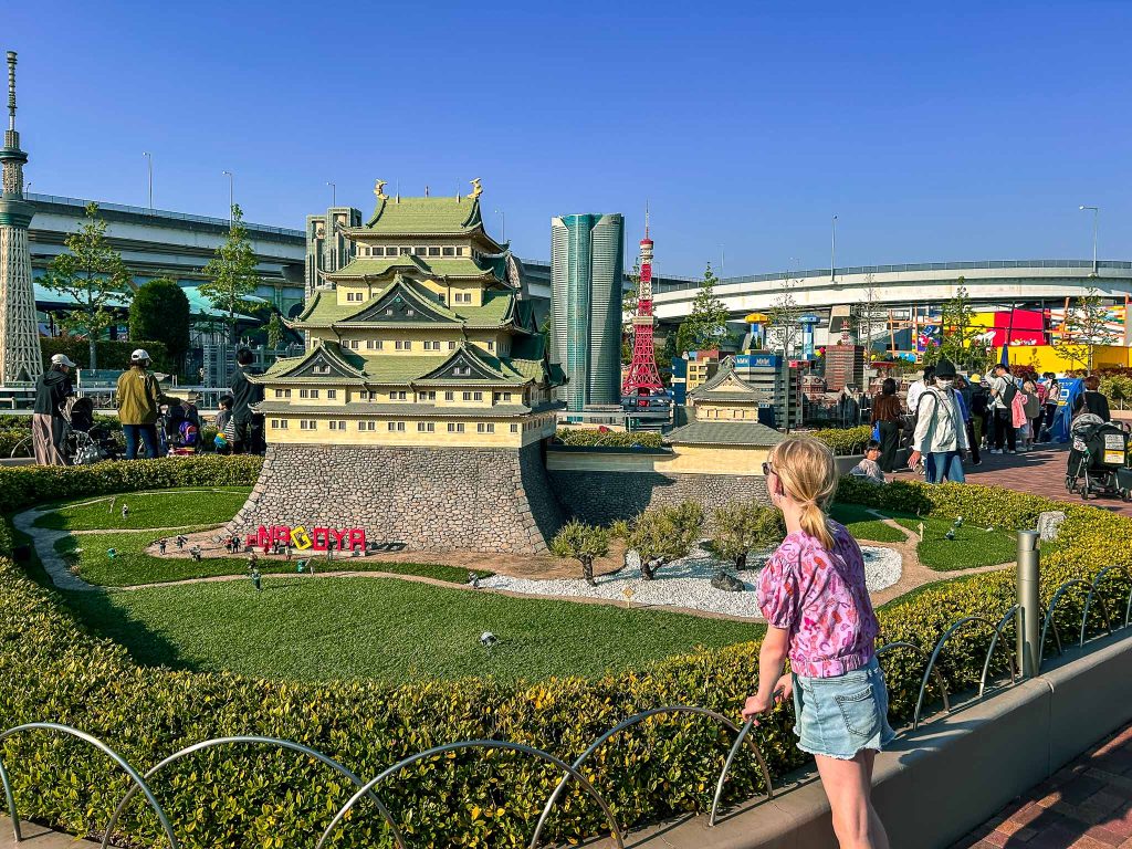 Nagoya Castle in miniland van Legoland Japan