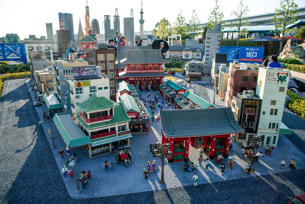 Senso-ji tempel in Asakusa in Legoland Japan