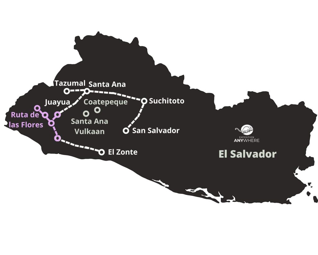 De reisroute van 10 dagen door El Salvador