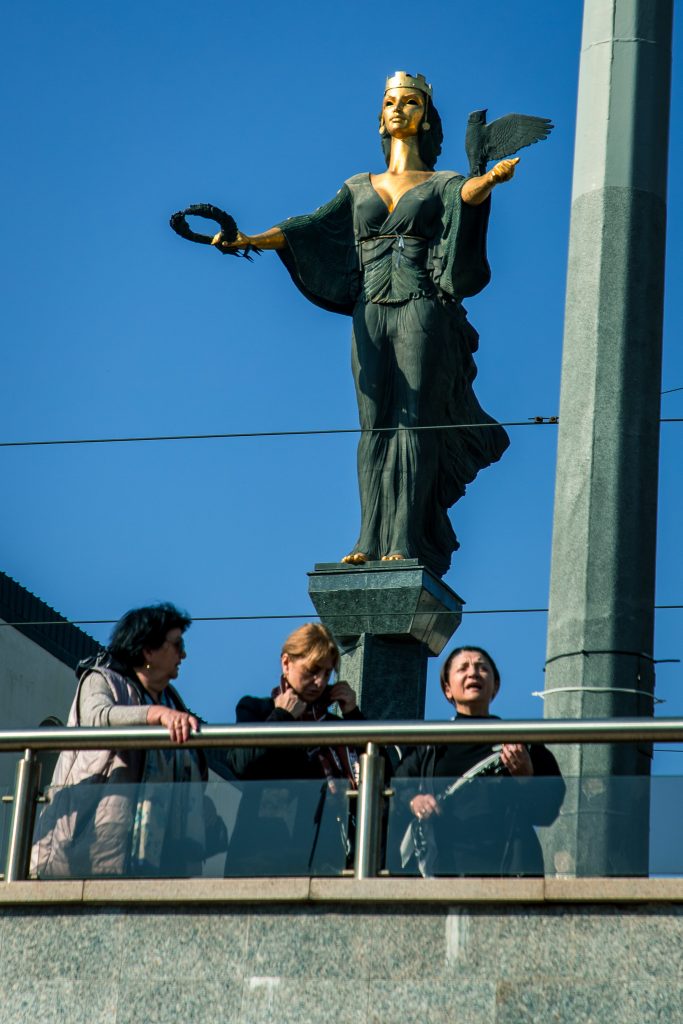 Standbeeld van de heilige Sofia ter vervanging van Lenin