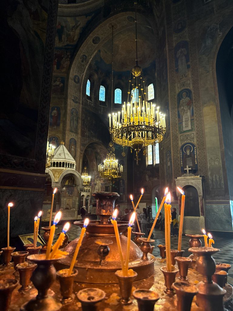 Interieur Alexander Nevsky kathedraal