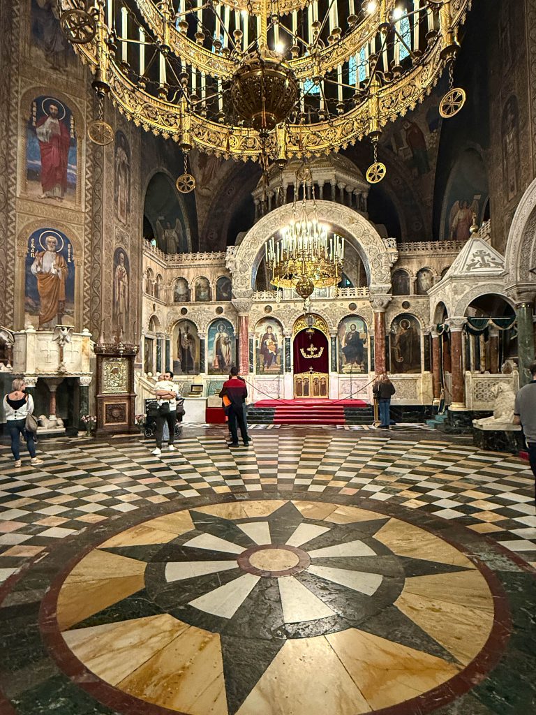 Interieur Alexander Nevsky kathedraal