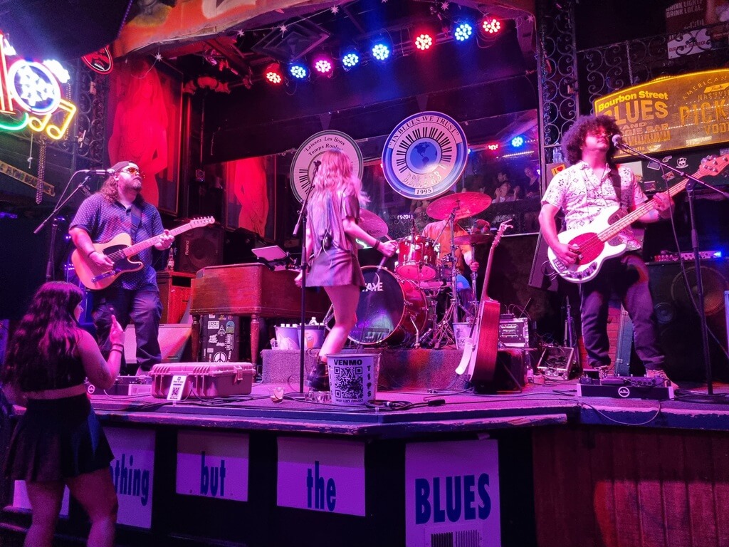 Livemuziek in Printers Alley is van goede kwaliteit