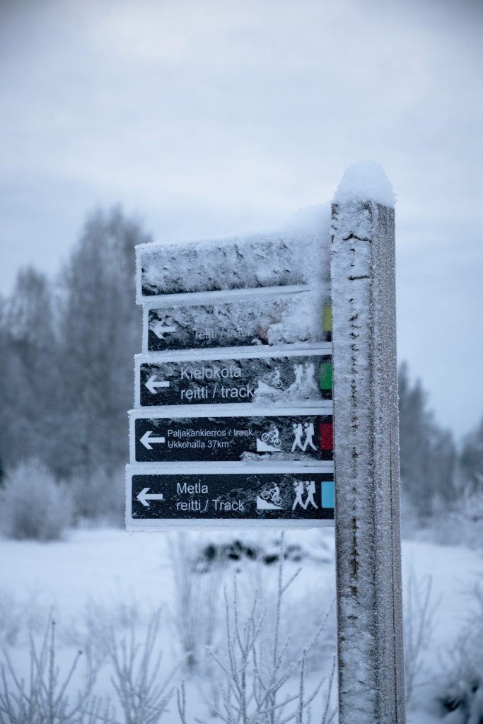 Wandel- en fietspaden in Paljakka