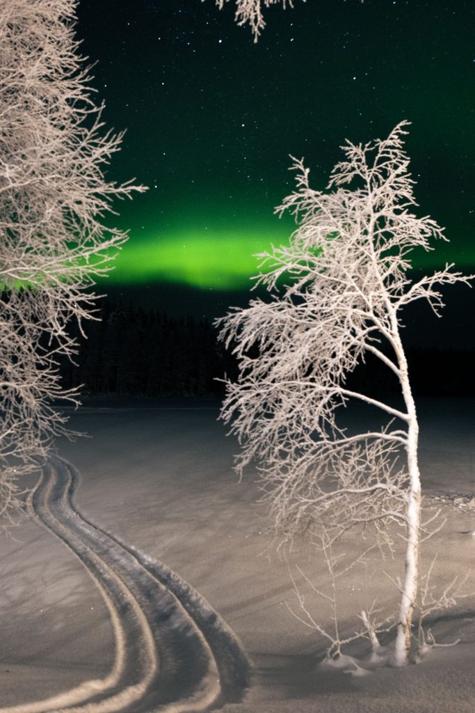 Noorderlicht in Paljakka Finland