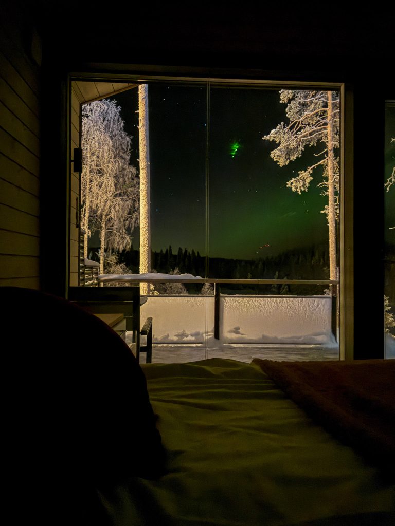 Noorderlicht in Paljakka Finland
